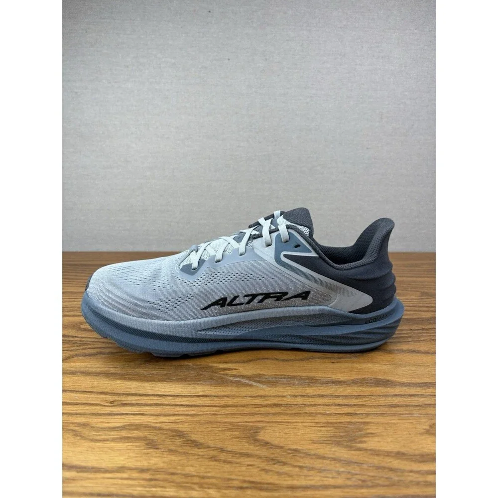 Altra Torin 8 Gray Light Slate Mens Zero Drop Running Shoes Size 10 Max Cushion